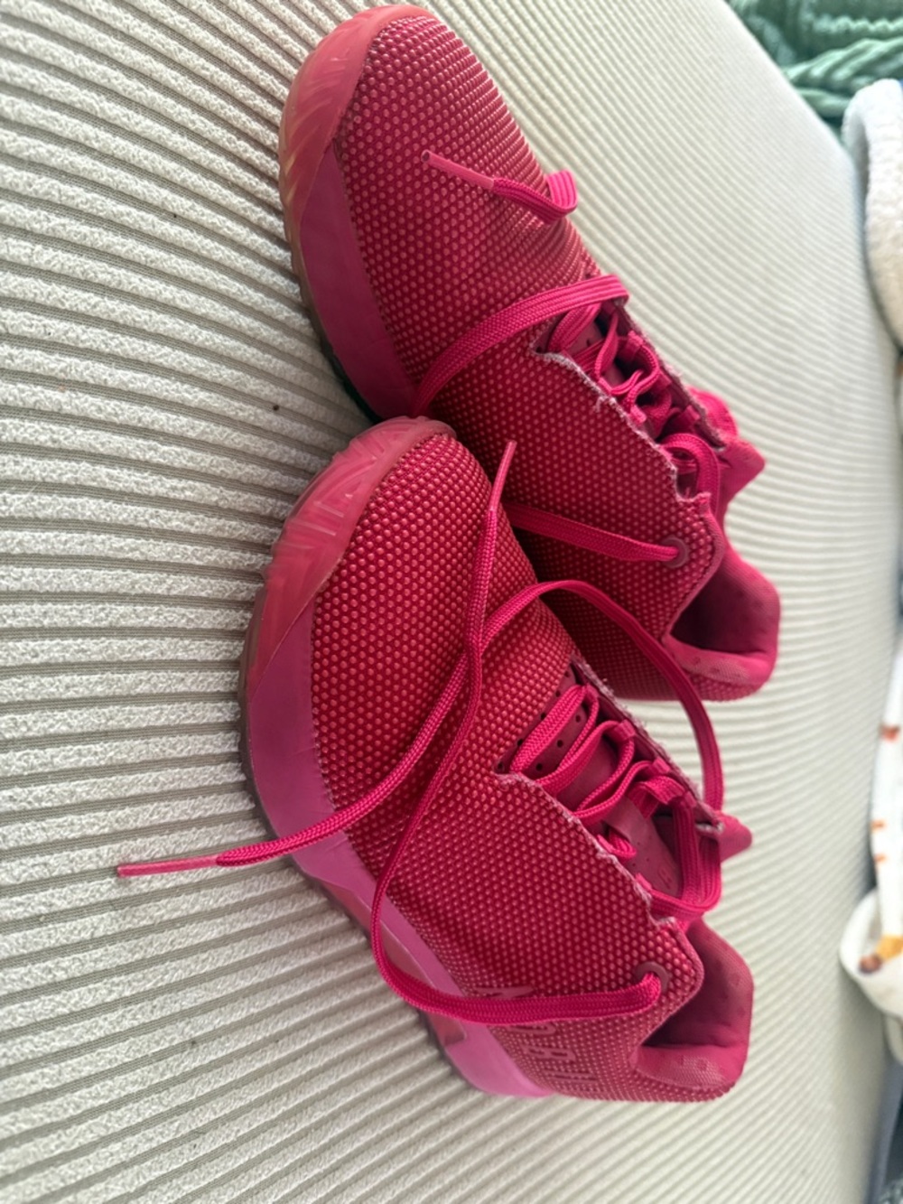 Women’s Vibrant Pink NoBull Sneakers - Lightweight Performance